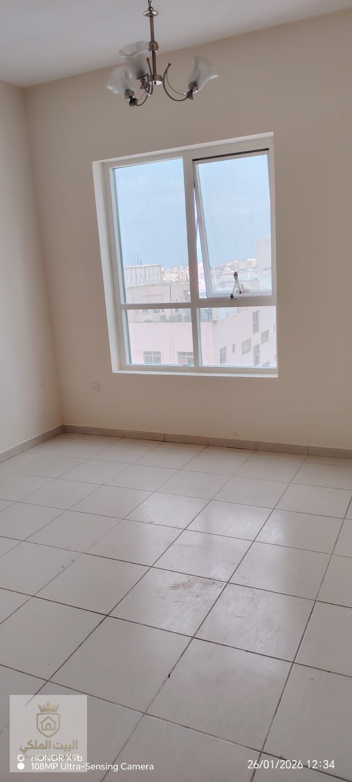A beautiful one bedroom and living room apartment for rent in Al Majaz 3, located in a modern and newly built tower with a contemporary design and clean finishing. The apartment offers a stunning open view that brings a sense of comfort and relaxation, al