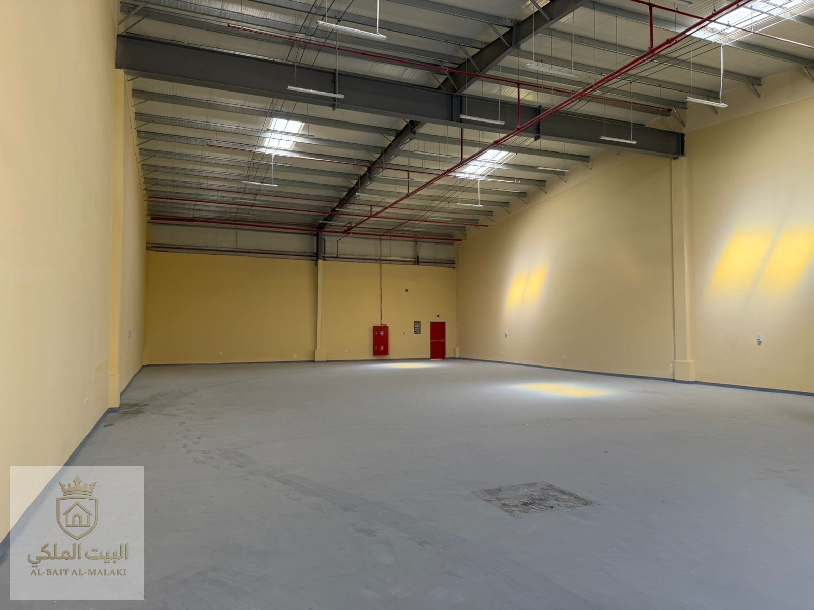 Annual industrial warehouse for rent in Emirates Industrial City Sajaa Sharjah located Road providing smooth entry and exit for trucks