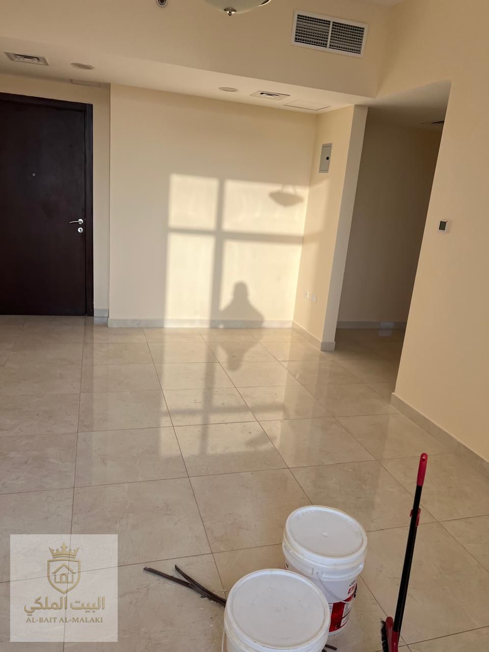 A room and a hall in Al Majaz 2, a spacious area, second occupancy, with an open view, close to the Dubai exit