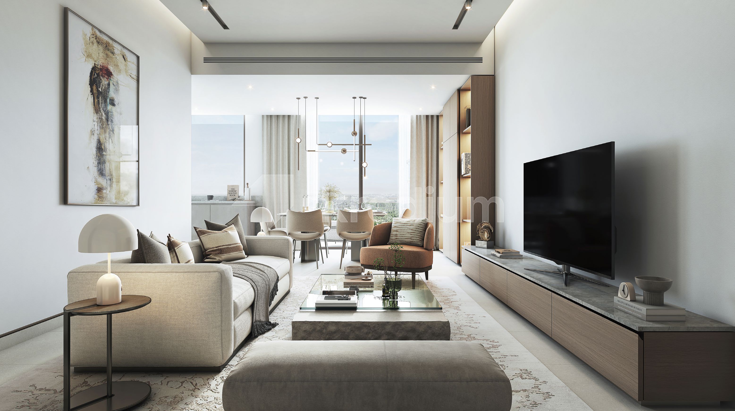1BR High Floor | Lagoon & Community View