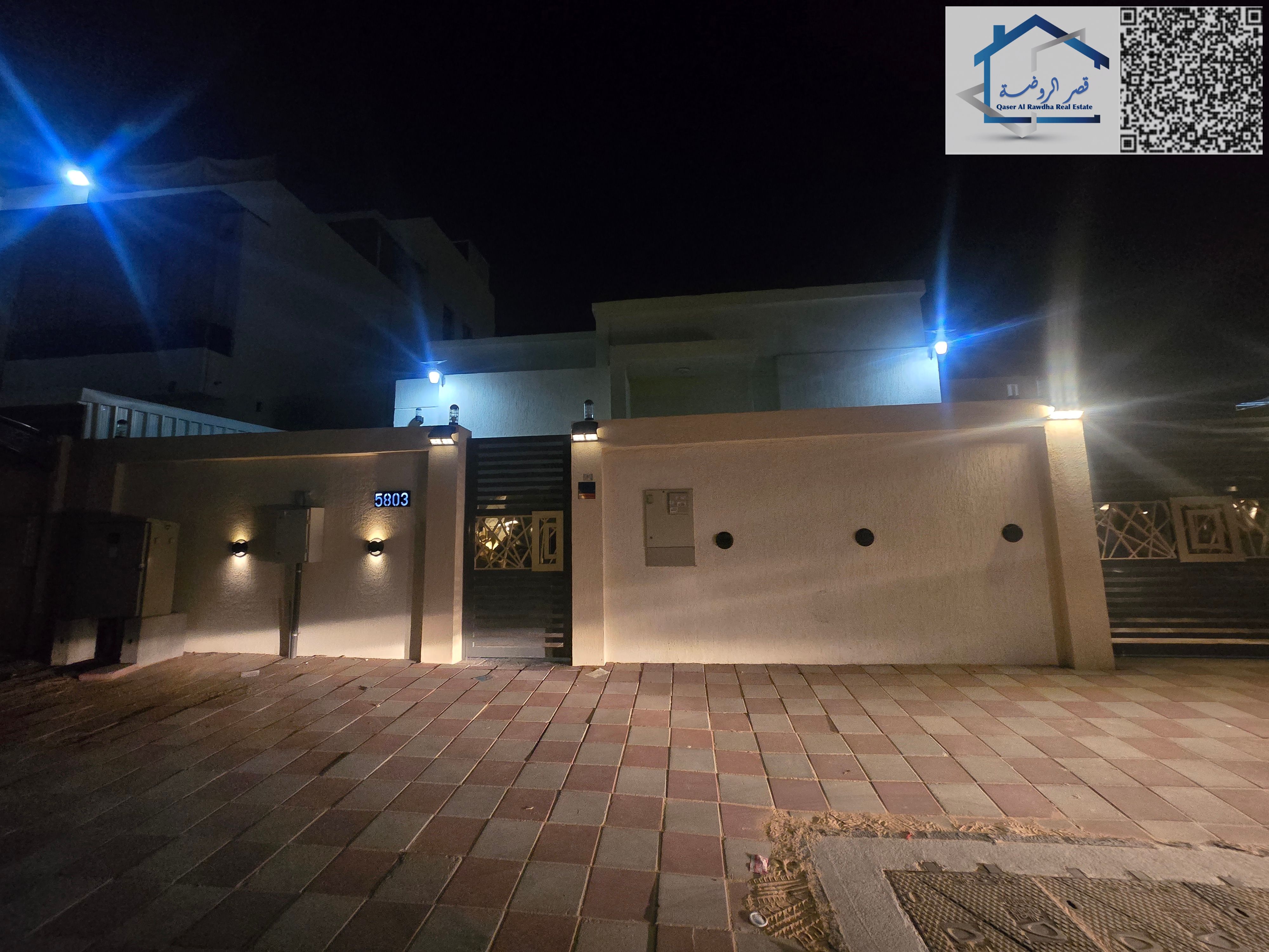Ground floor villa for rent in Al Zahia – Second tenant. Land area: 3014 sq ft. Electricity paid by an Emirati citizen.