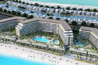 Last Unit | Luxury 1-Bedroom Apartment with Artificial Beach View for Sale in Business Bay | Binghatti Aquarise