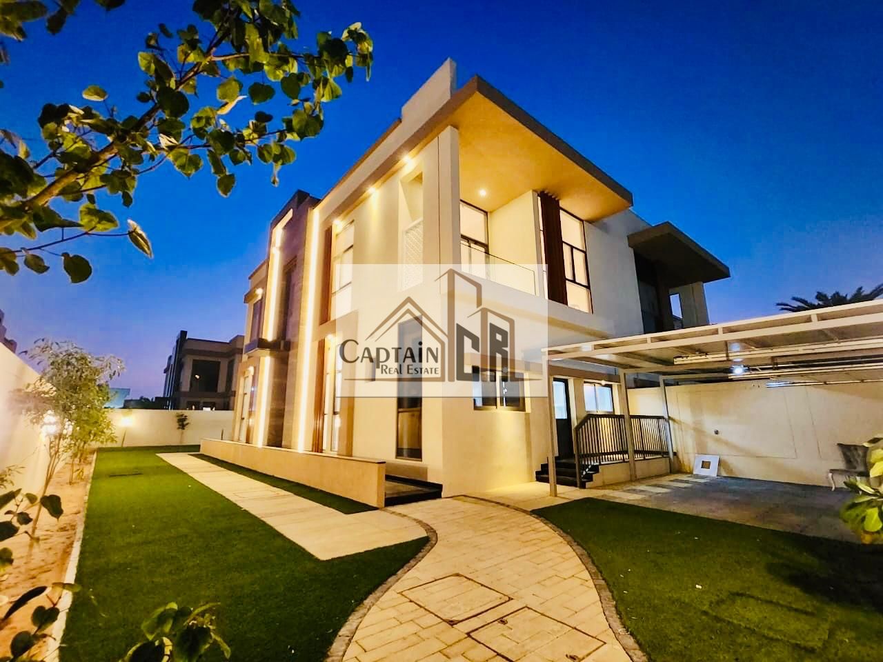 Grand Contemporary 5BR Villa in Al Hoshi | Expansive Garden | Majlis Hall | Premium Layout | Private Garage | Brand New Residence