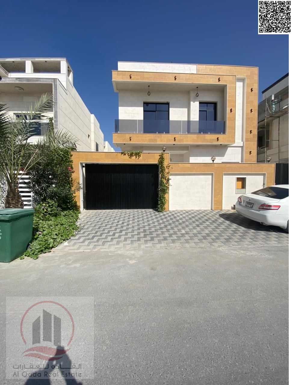 Villa for sale in Ajman, Al Yasmeen area – close to Sheikh Mohammed Bin Zayed Road. Two floors, ready to move in or an investment opportunity. Modern