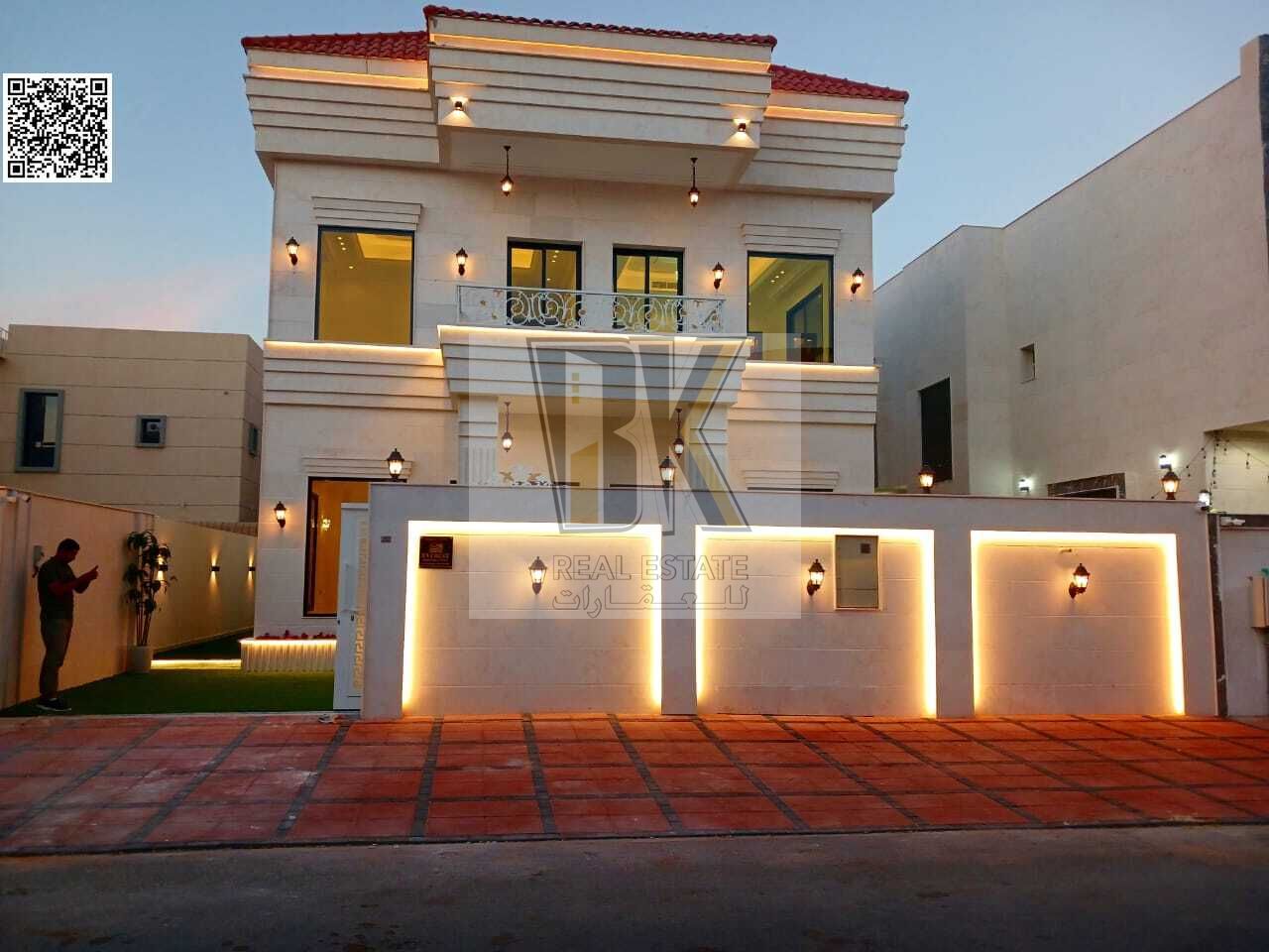 Luxury Villa for Sale in Al Amerah – Ajman Own a stunning super deluxe villa designed with elegance and modern luxury, located in one of the m