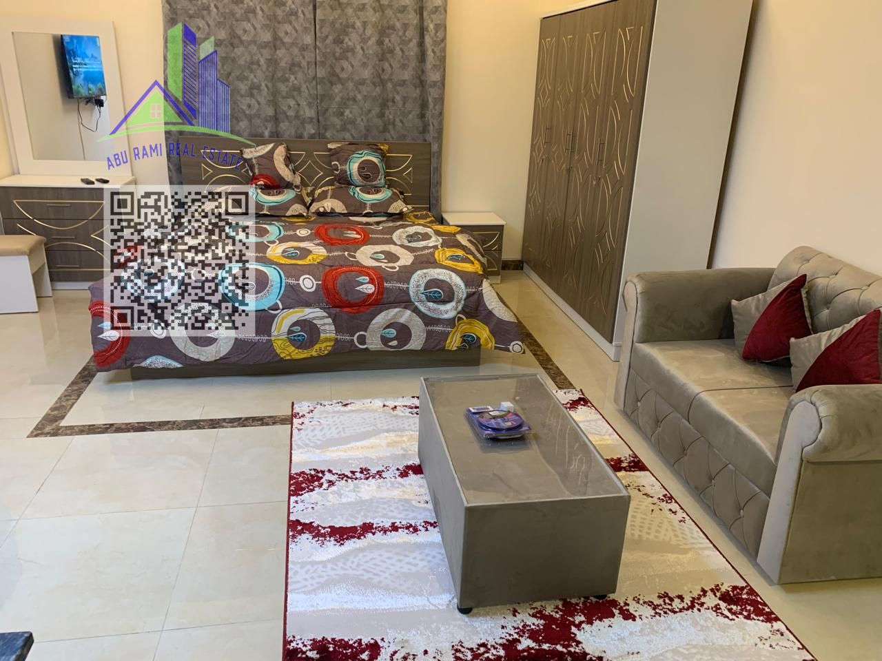 studio for rent in Ajman Al Rawda2 new building including bills