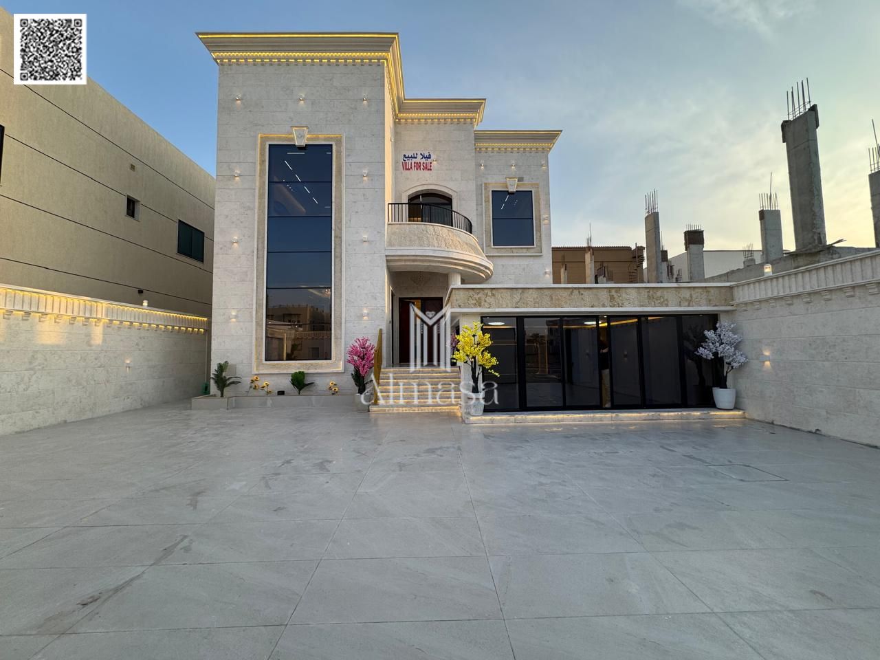 Residential and Commercial Villa for Sale – Al Muwaihat on a Prime Main Street