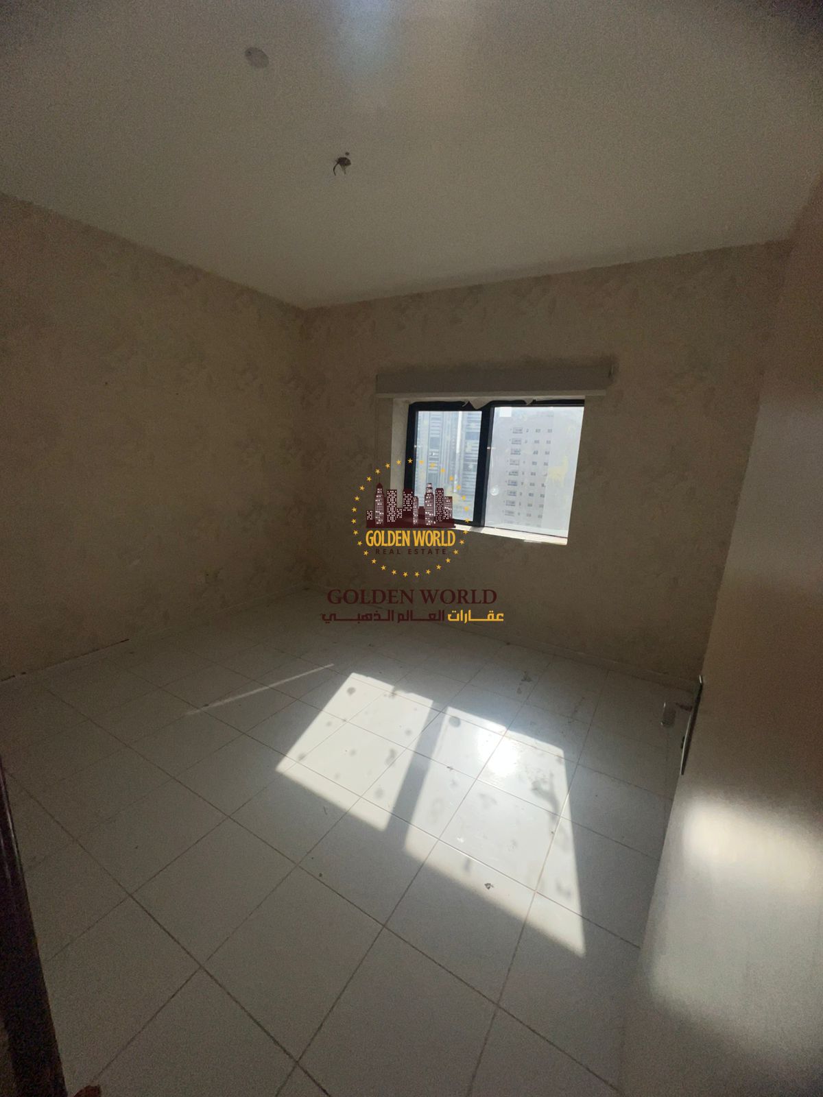 Two-bedroom + living room in Al Taawun, Sharjah. Free A/C, master bedroom, open view, gym & pool, 2 baths, family building, 24/7 security, AED 55,000/