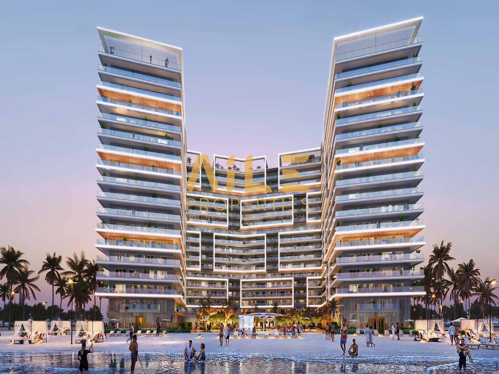 Luxury 2Bed Beachfront Full Casino & Sea Views