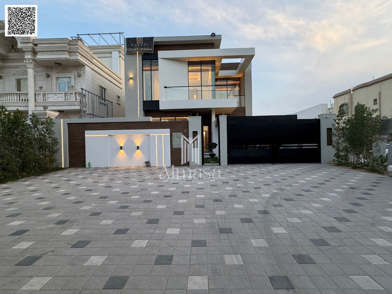 Luxury villa for sale – Al Muwaihat 1, Ajman | Includes electricity, water and central air conditioning