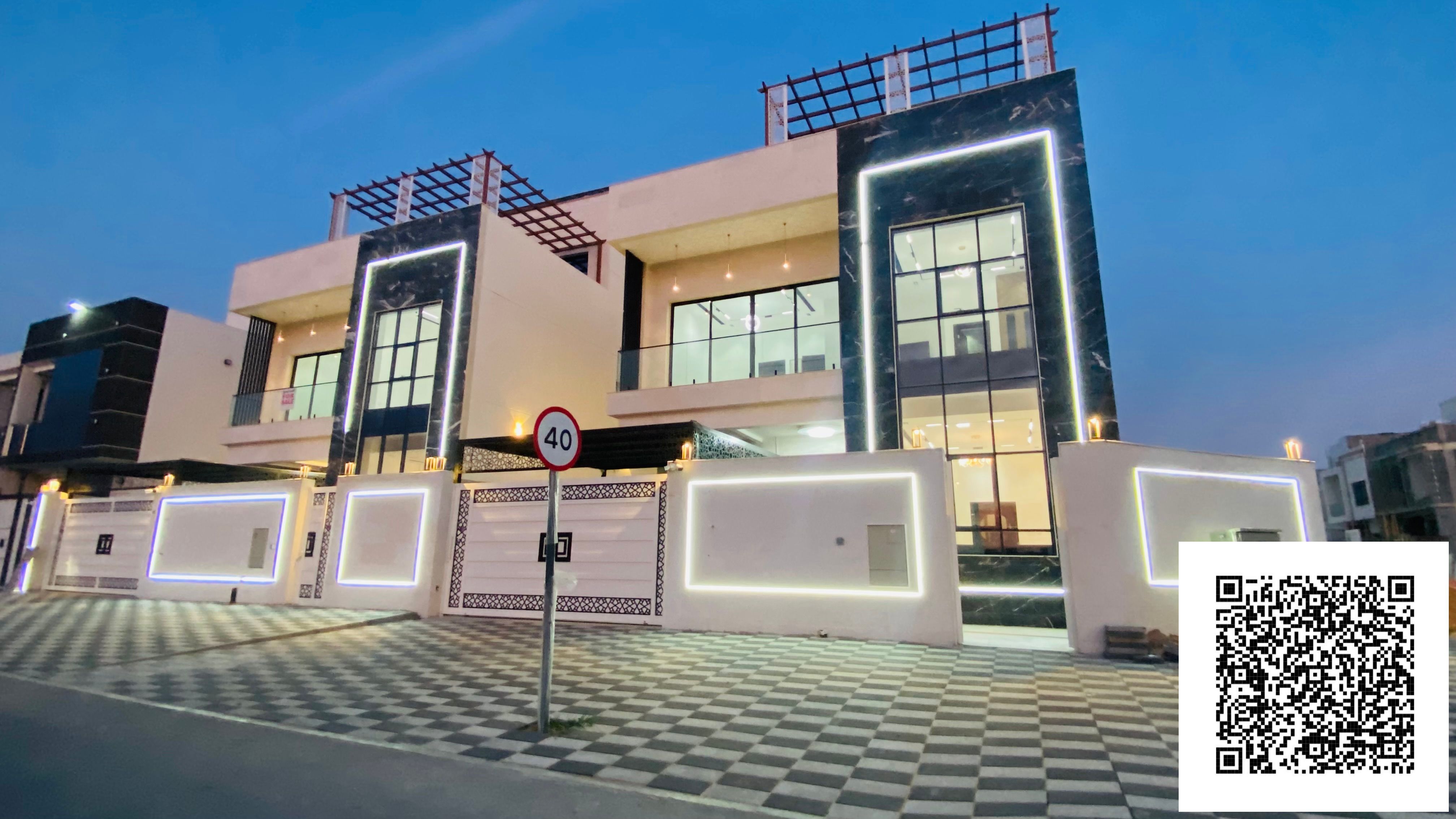 For sale, villa G+2, Ajman Al Helio, 2/7 bedrooms