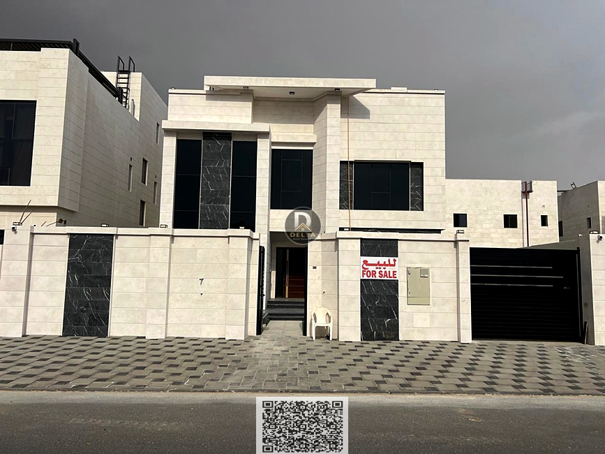 Luxury villa for sale in Al-Aliya – an elegant 8-bedroom villa with a modern design and high-quality finishes, suitable for large families.
