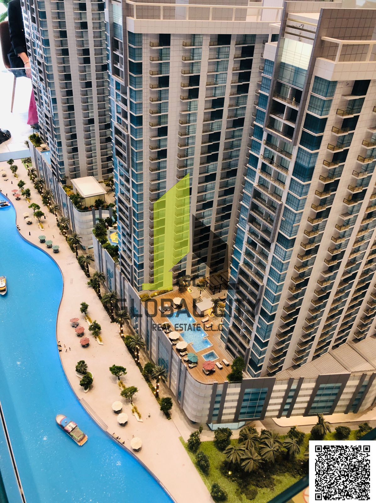 3BHK | Ajman Creek Towers | Amazing Creek View | 3 Balcony | Best option for Investment