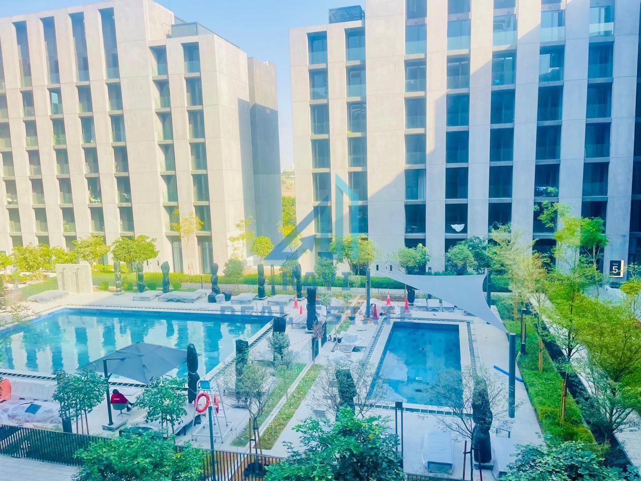 Studio with Balcony & Pool View | Tiraz Aljada