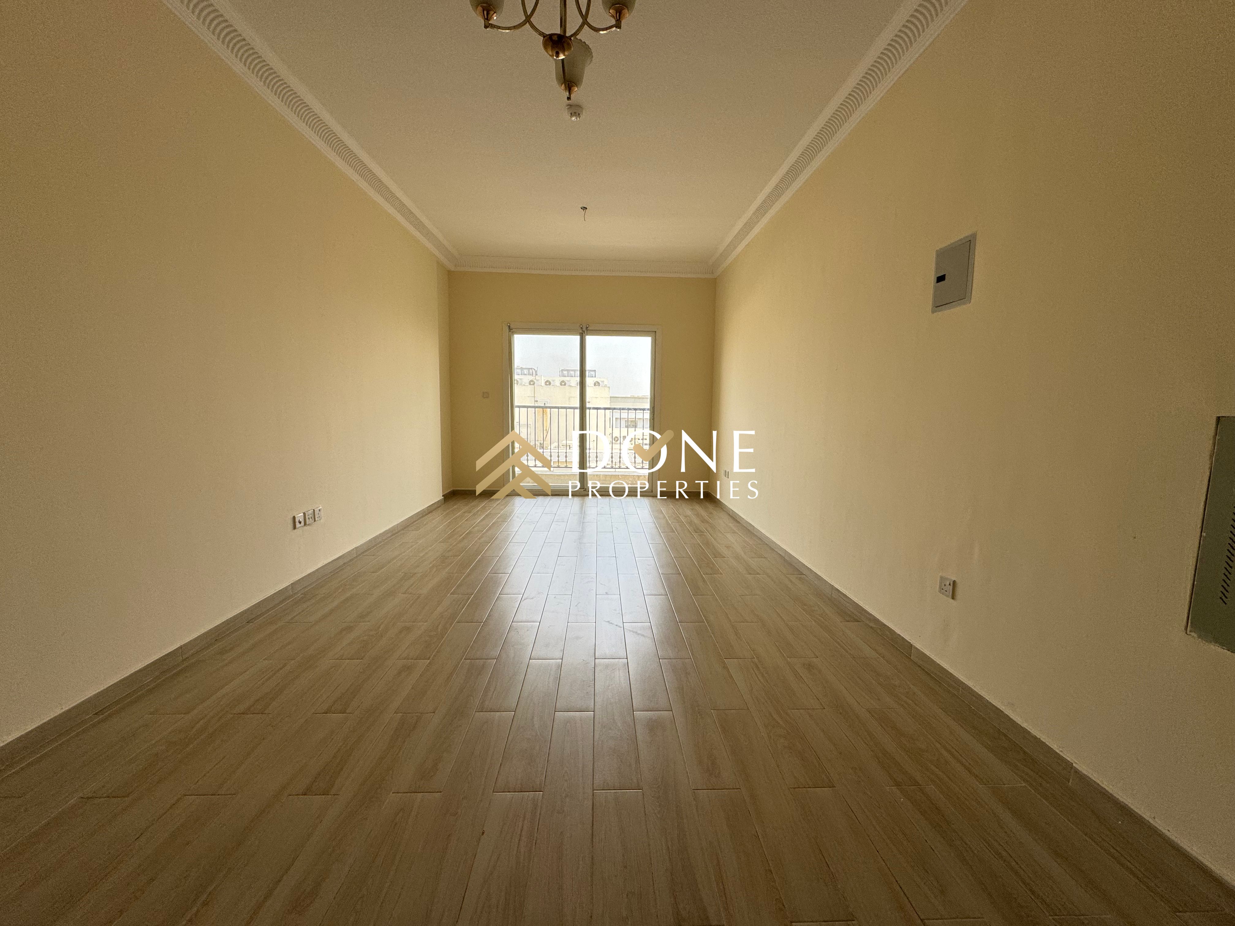 With one month free ! Spacious 1BHK with wooden floor Master bedroom balcony and with covered parking