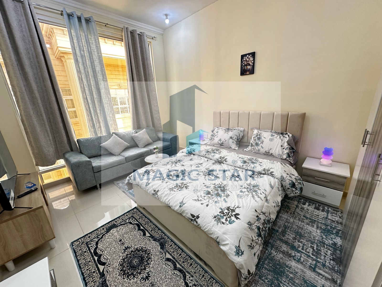 New furnished studio apartment, first tenant, Al Karama, Abu Dhabi