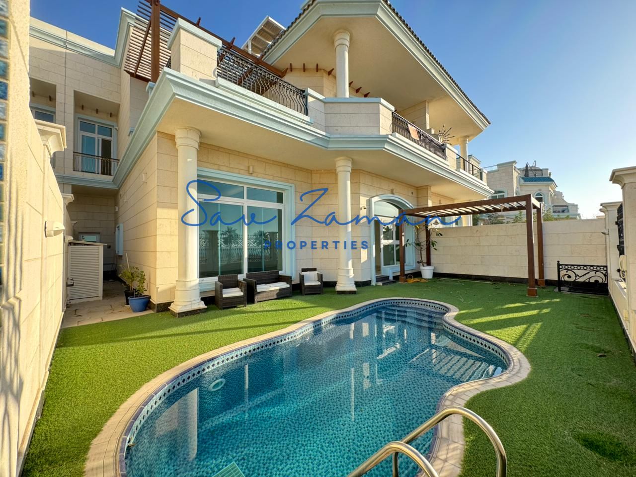 UPGRADED BEACHFRONT 5BR MAIDS PRIVATE GARDEN POOL SEMI INDEPENDENT VILLA