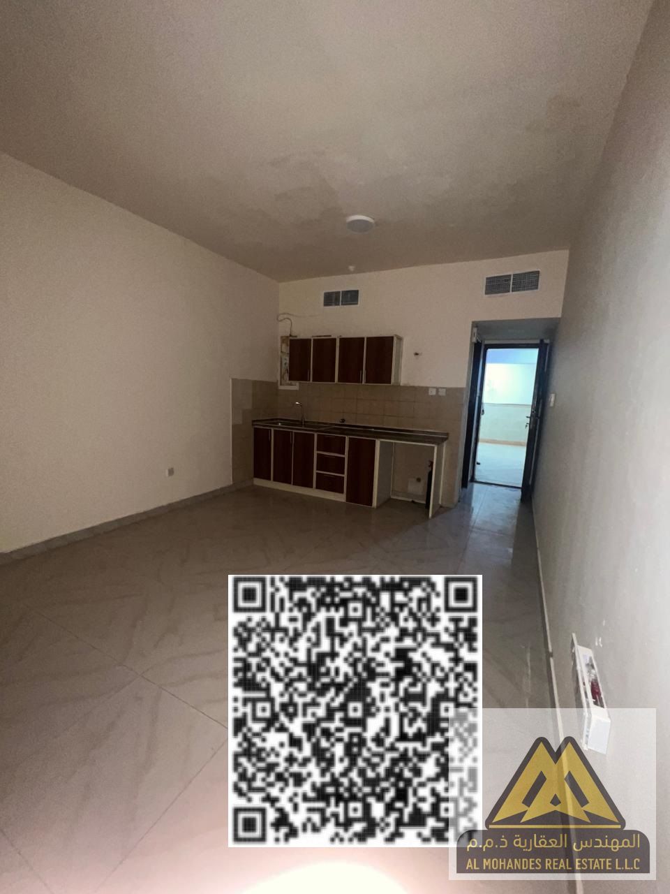 Studio apartment for annual rent in Ajman, Al Nuaimiya 1 area. Located in a vibrant area close to all essential services such as