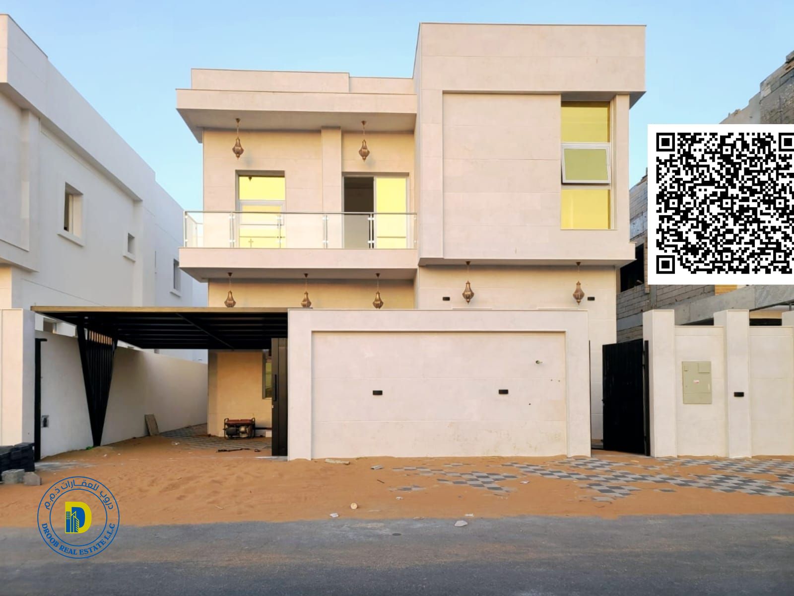 Own a 5-bedroom villa in Al Zahia, including electricity, water, and air conditioning, for the same price as your rent with a small down payment. Stra