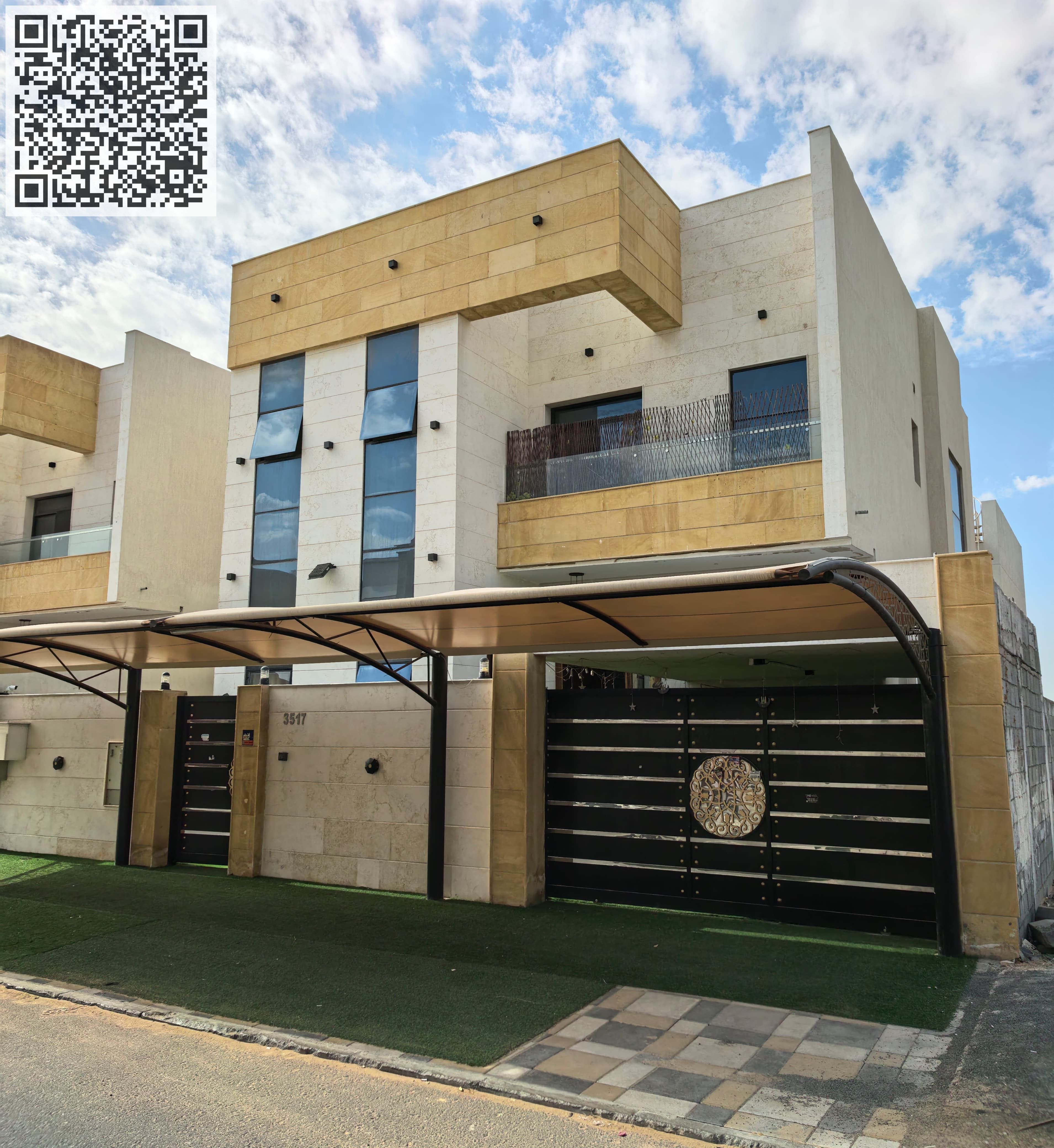 Classic five master bedroom villa is available for rent in al yasmeen ajman
