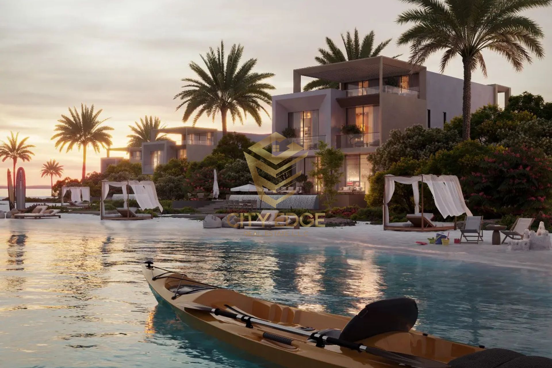 waterfront front 5 bed villa - Exclusive 3% discount
