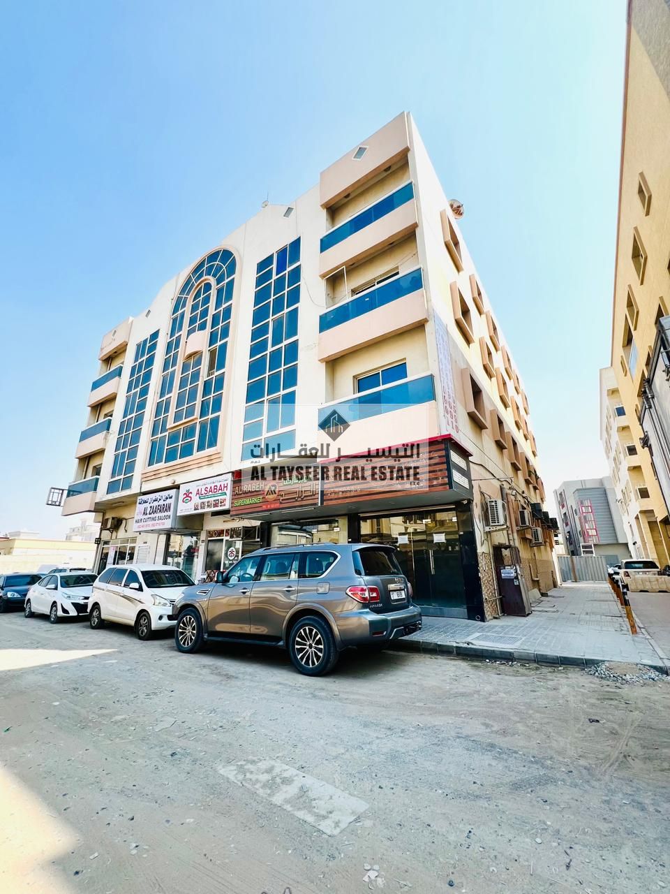 Residential and commercial building for sale in Ajman, Al Muwaihat 3 area.