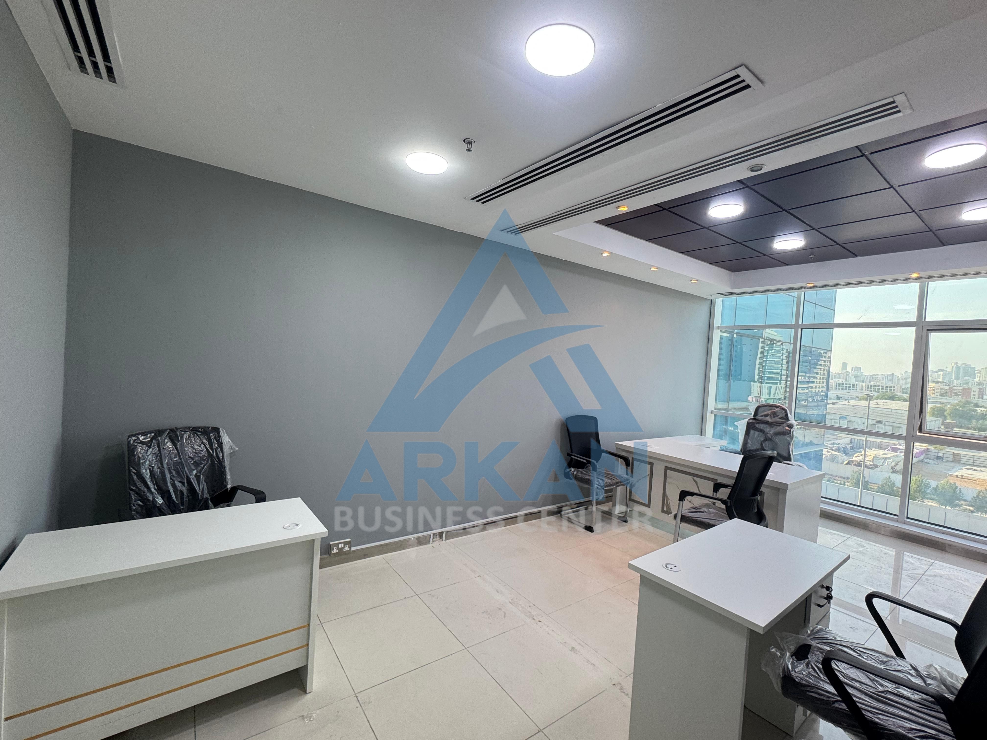 Office for Rent in Al Mizaan Tower– Al Qusais| Direct from landlord | suitable for 4 to 7 employees