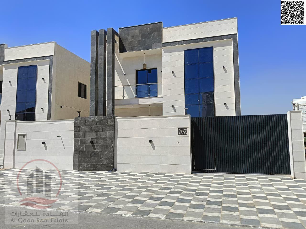 Villas for sale in Al Helio 2 area, Ajman. Elegant design, prime location. Registration fees included.