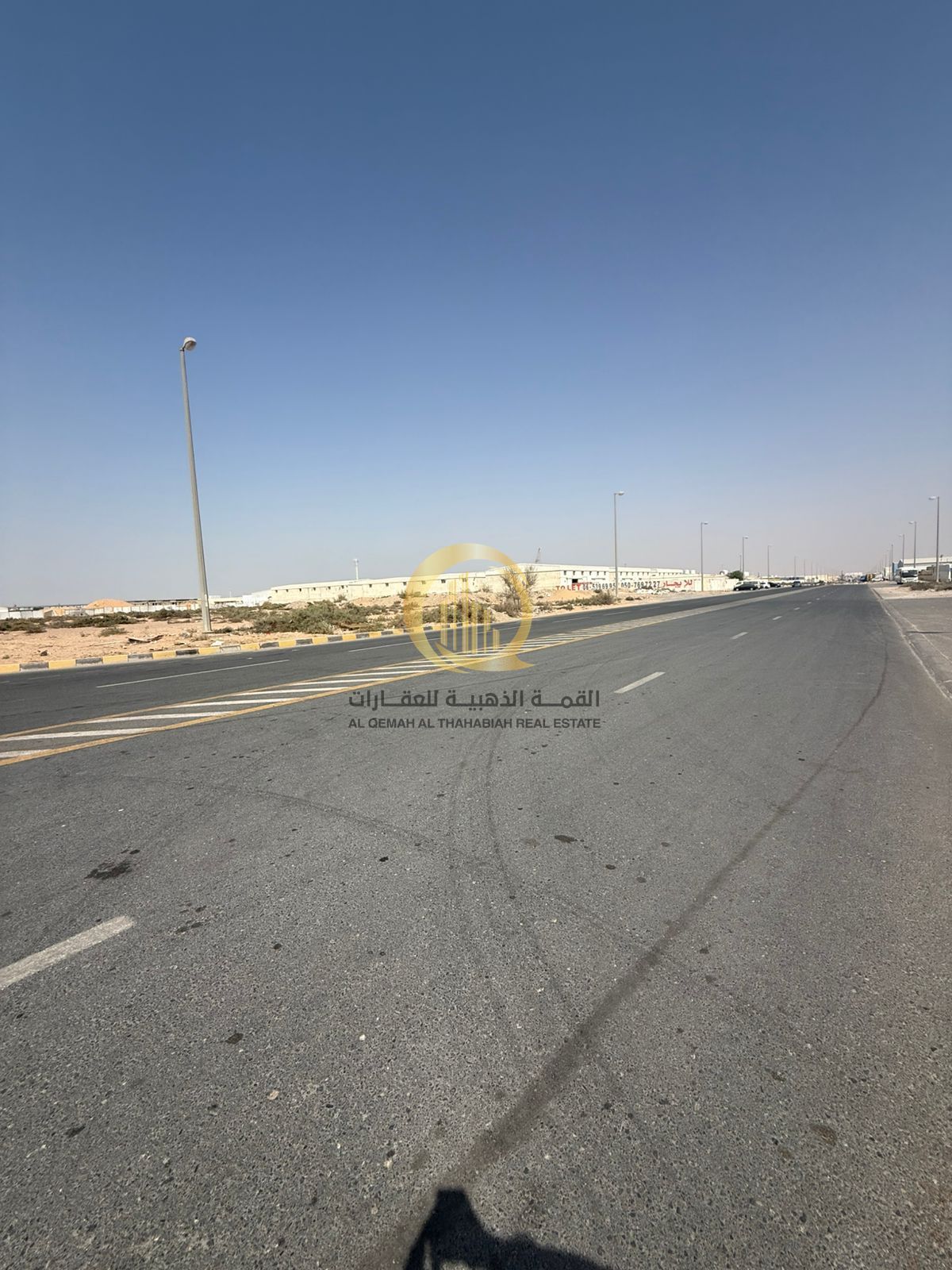 For sale: Prime commercial land in Rawdat Al Qurt 15,460 sq ft Commercial permit for ground floor and two floors Very prime location on 24th Street