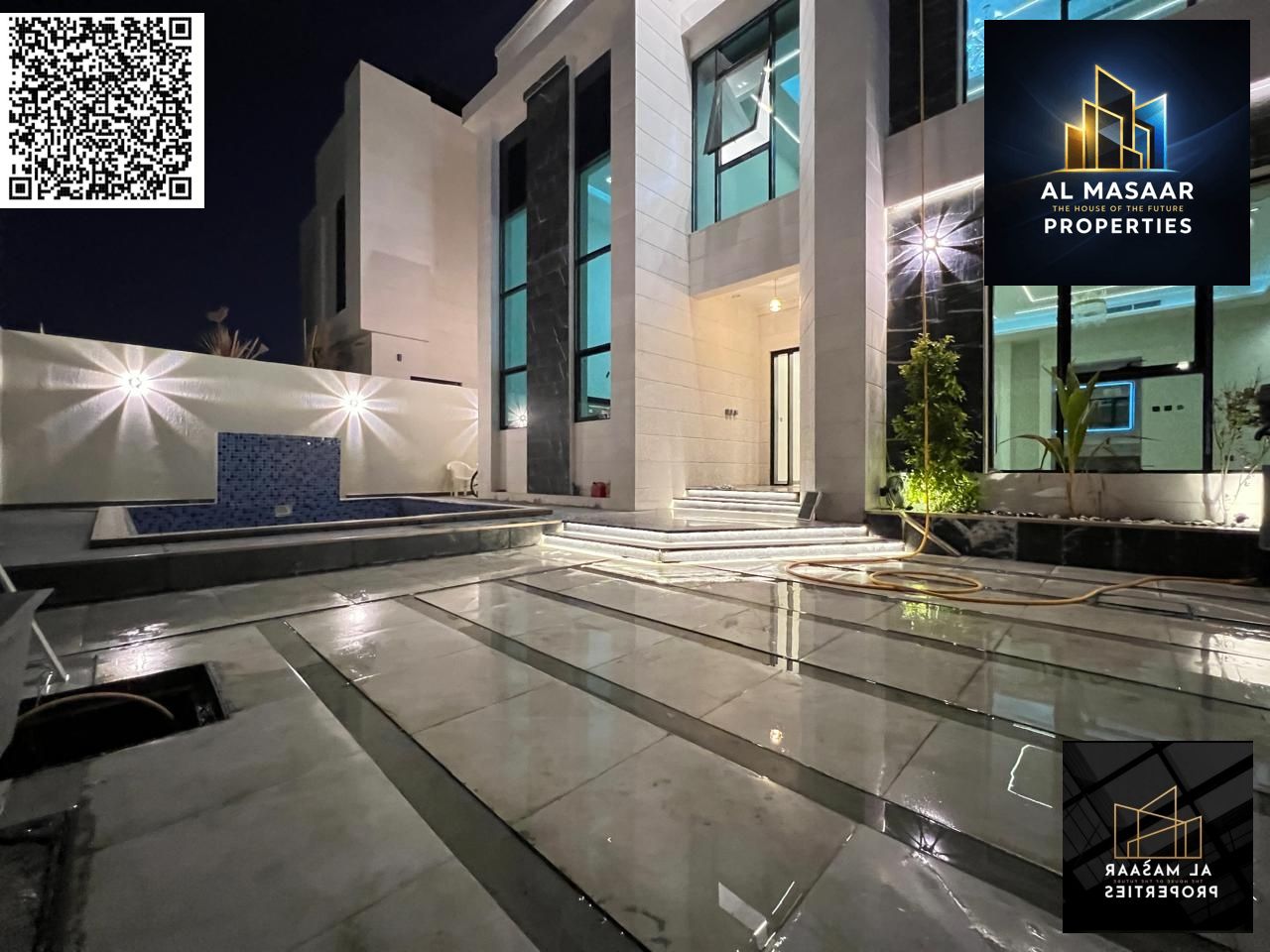 Villa including water, electricity, air conditioning, and registration fees