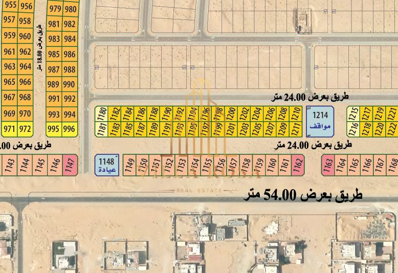 A plot of land on three streets for sale in the Al-Dabdaba neighborhood, south of the city.