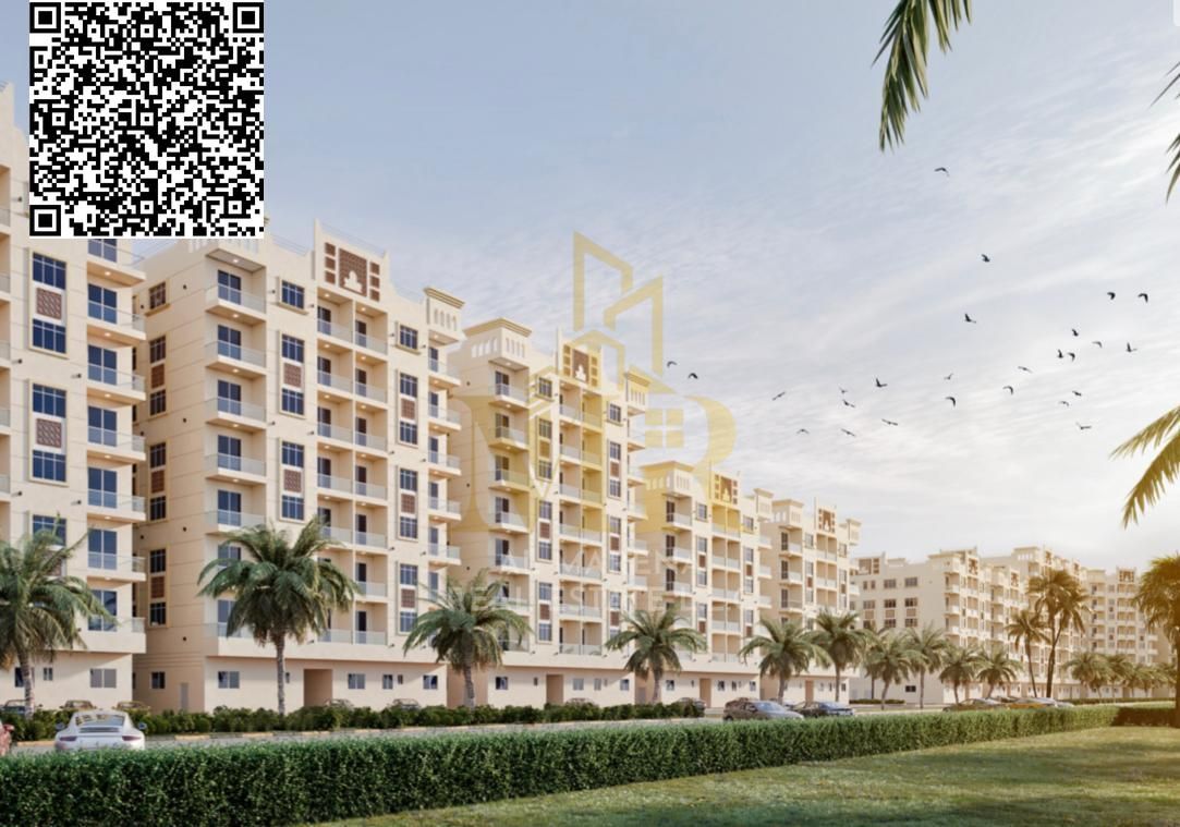 2 Bedroom Apartment for Sale in Al Ameera Village Ajman with Open View, Balcony and Flexible Payment Plan in a Prime Location Near All Services