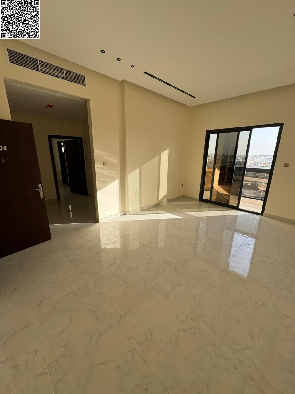 2 Master Bedrooms + Hall | Al Jurf 3 | First Tenant | Near MBZ Road | Super Deluxe Finish | 3 Baths | Balcony | Central AC | 1 Month Free | 4–6 Paymen