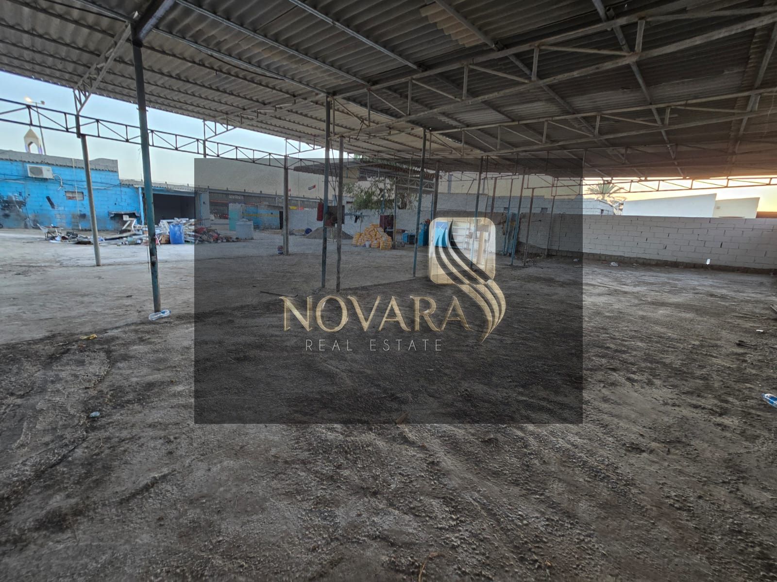 Smart industrial investment – a spacious plot with a practical warehouse for rent in Umm Al Quwain