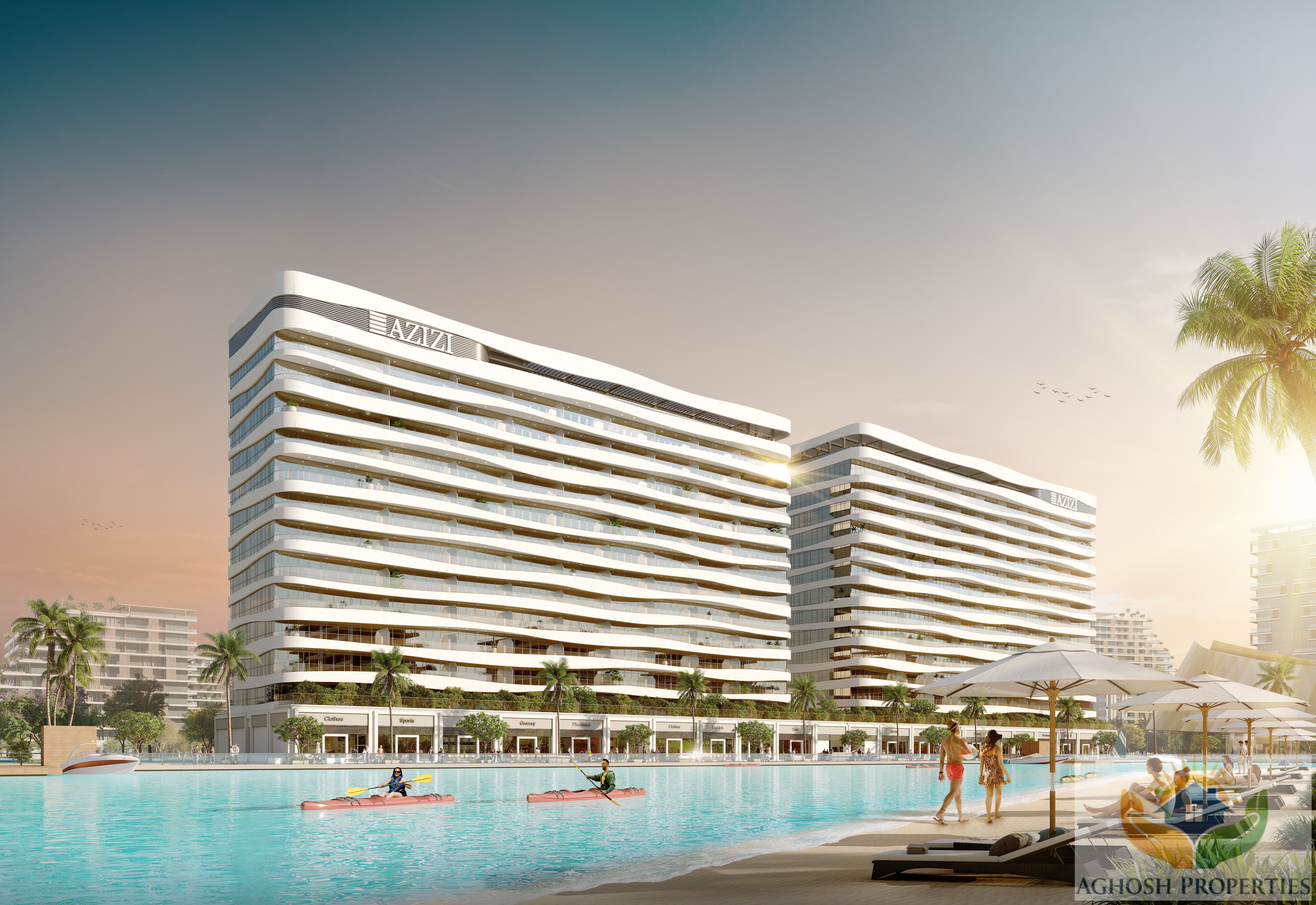 4% DLD waiver Charming 1-Bedroom Apartment for Sale in Azizi Venice, Dubai South
