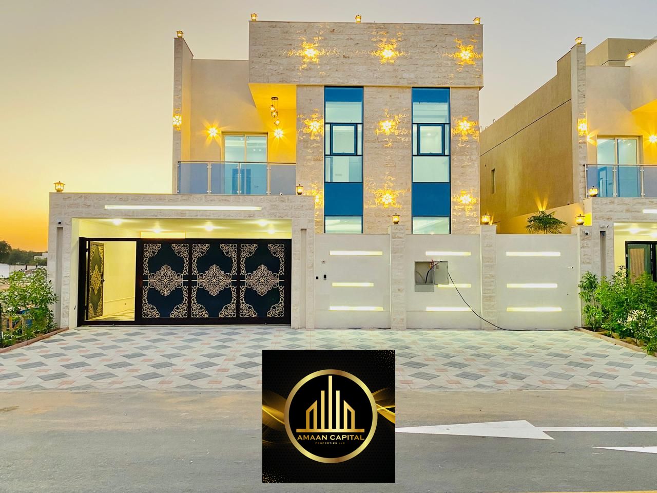 Luxury Villa Available for Annual Rent in the Tranquil Al Helio Area, Ajman – An exceptional residence that blends luxury, comfort