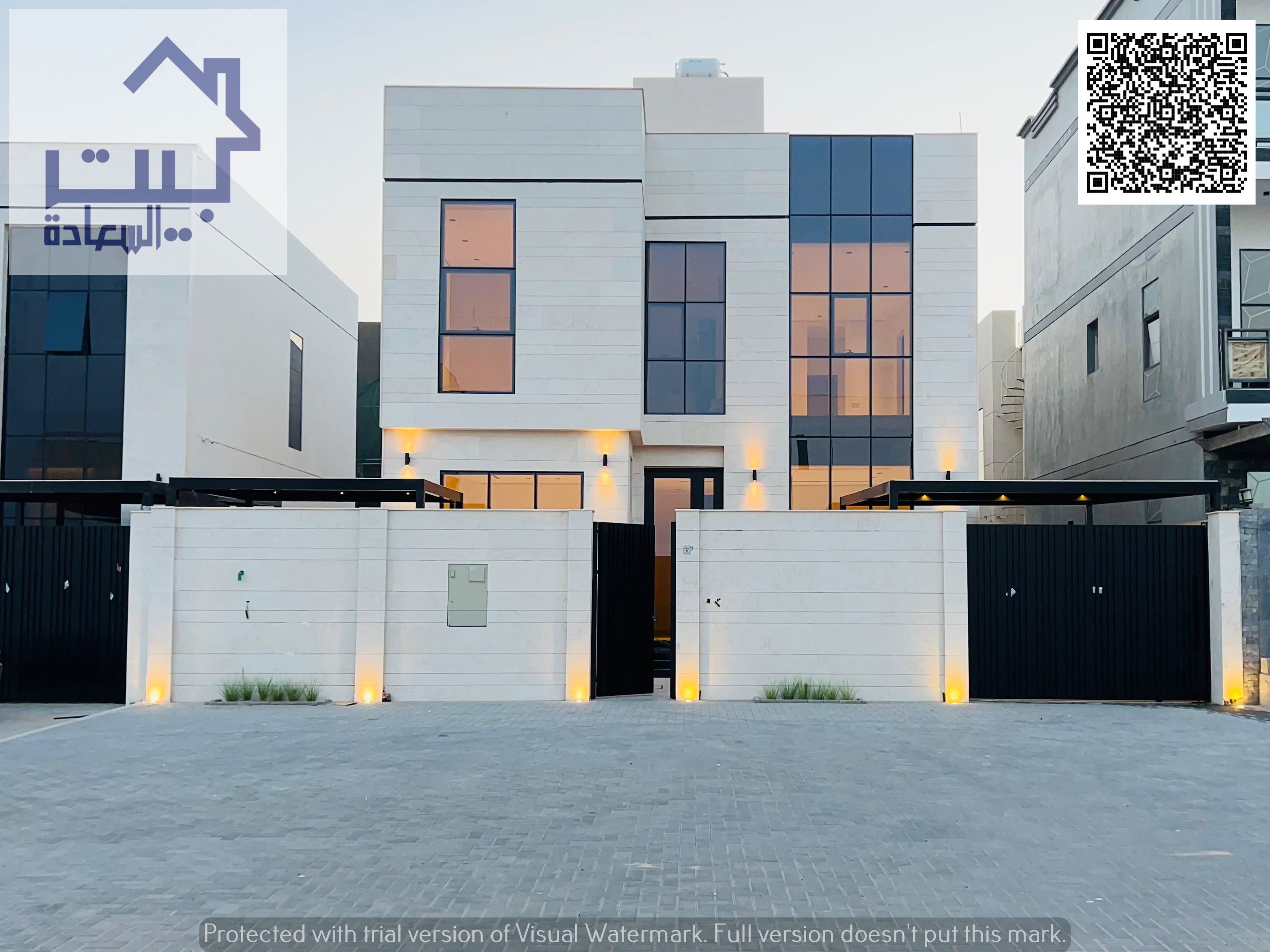 Luxury villa with high-end finishes, close to all services on Sheikh Mohammed Bin Zayed Road. Bank financing available. Freehold ownership for all nat