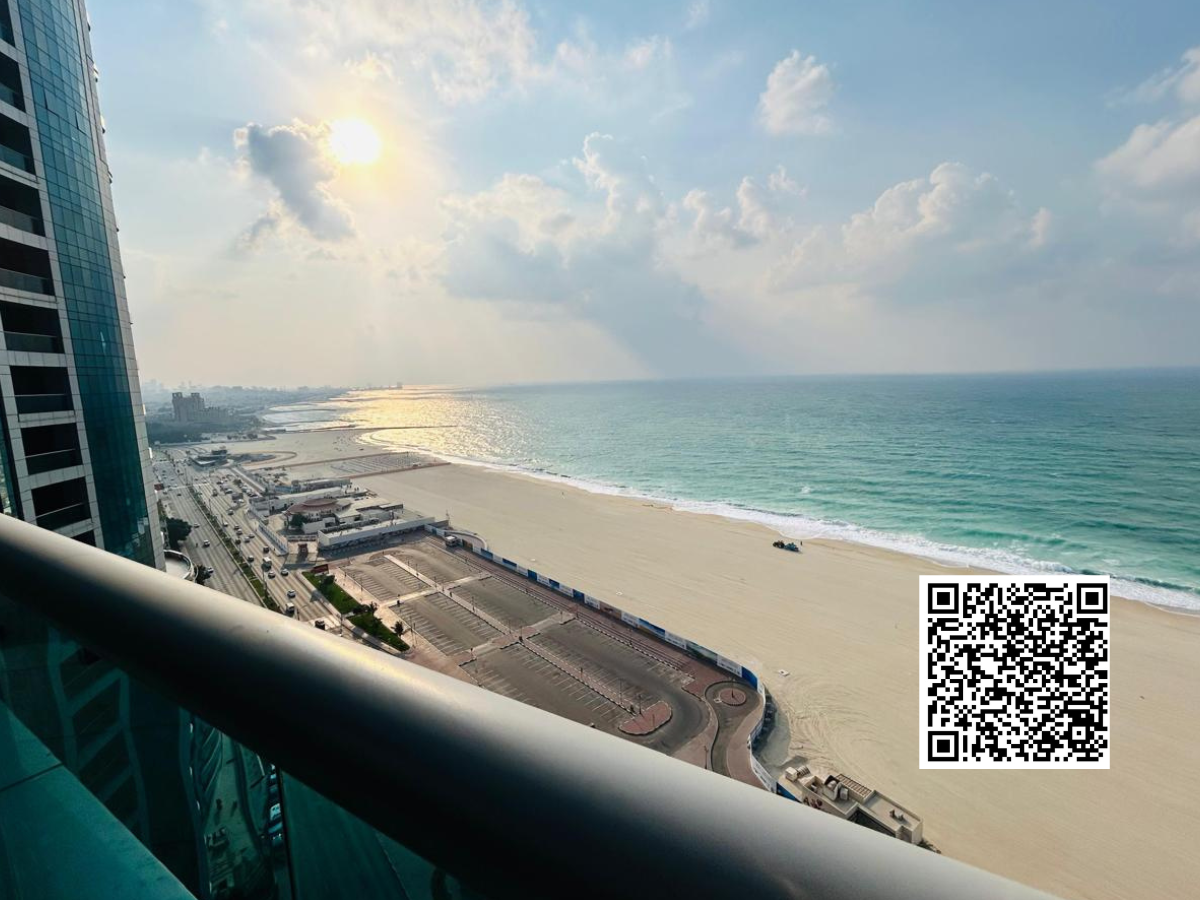 Luxury 3 BHK Fully Furnished Apartment for Yearly Rent Corniche Residence Tower