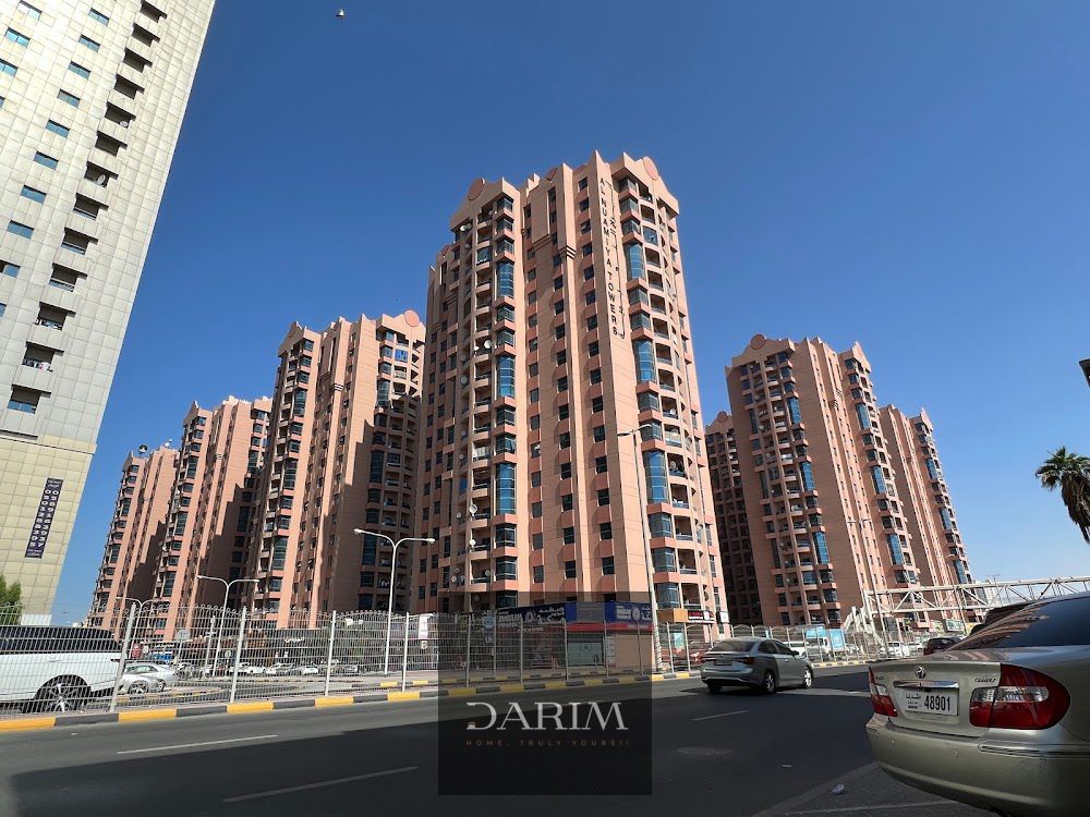 1 BEDROOM APARTMENT FOR RENT | NUAMIYA TOWER, AJMAN | 4 easy cheques