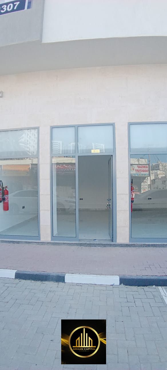 Commercial shops for annual rent in the heart of Ajman, Al Karama area