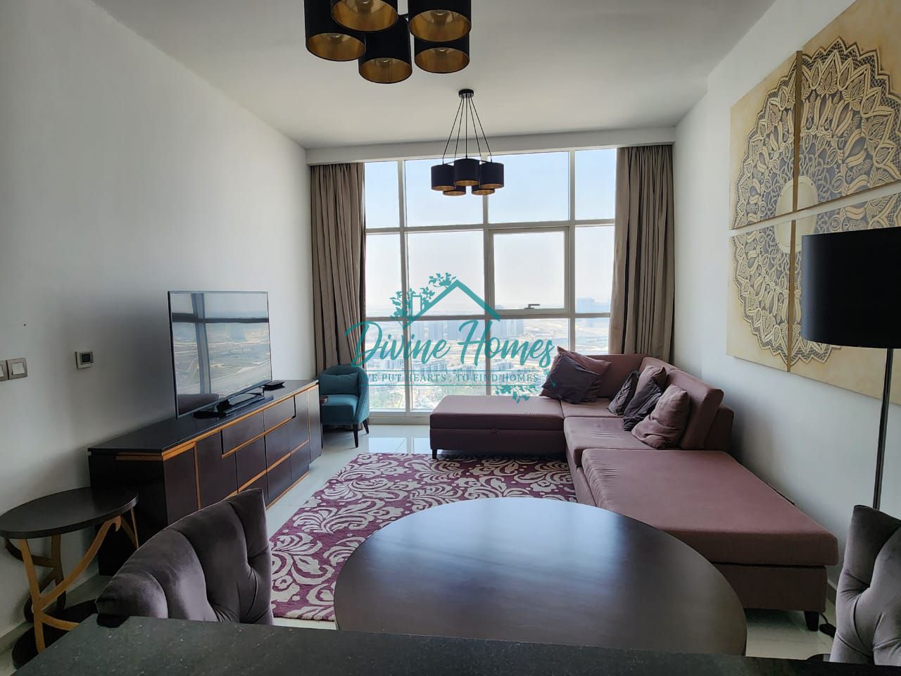 GLASS BALCONY | HIGHER FLOOR | FULLY FURNISHED
