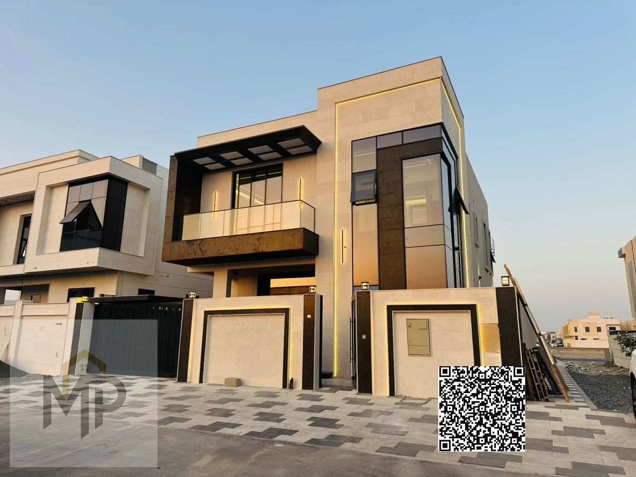 Villa for sale | Ajman | Al Bahia area | 5 master bedrooms, majlis, 2 halls, maid's room | Freehold | Price negotiable.