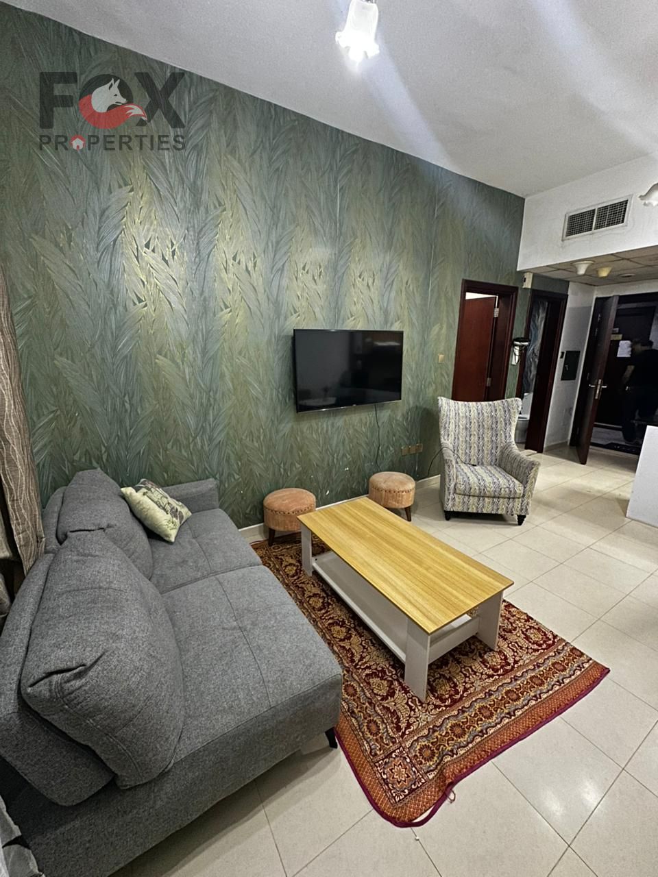 1 Bedroom Apartment for Rent in Iraag City Tower with Balcony, 2 Bathrooms and Parking
