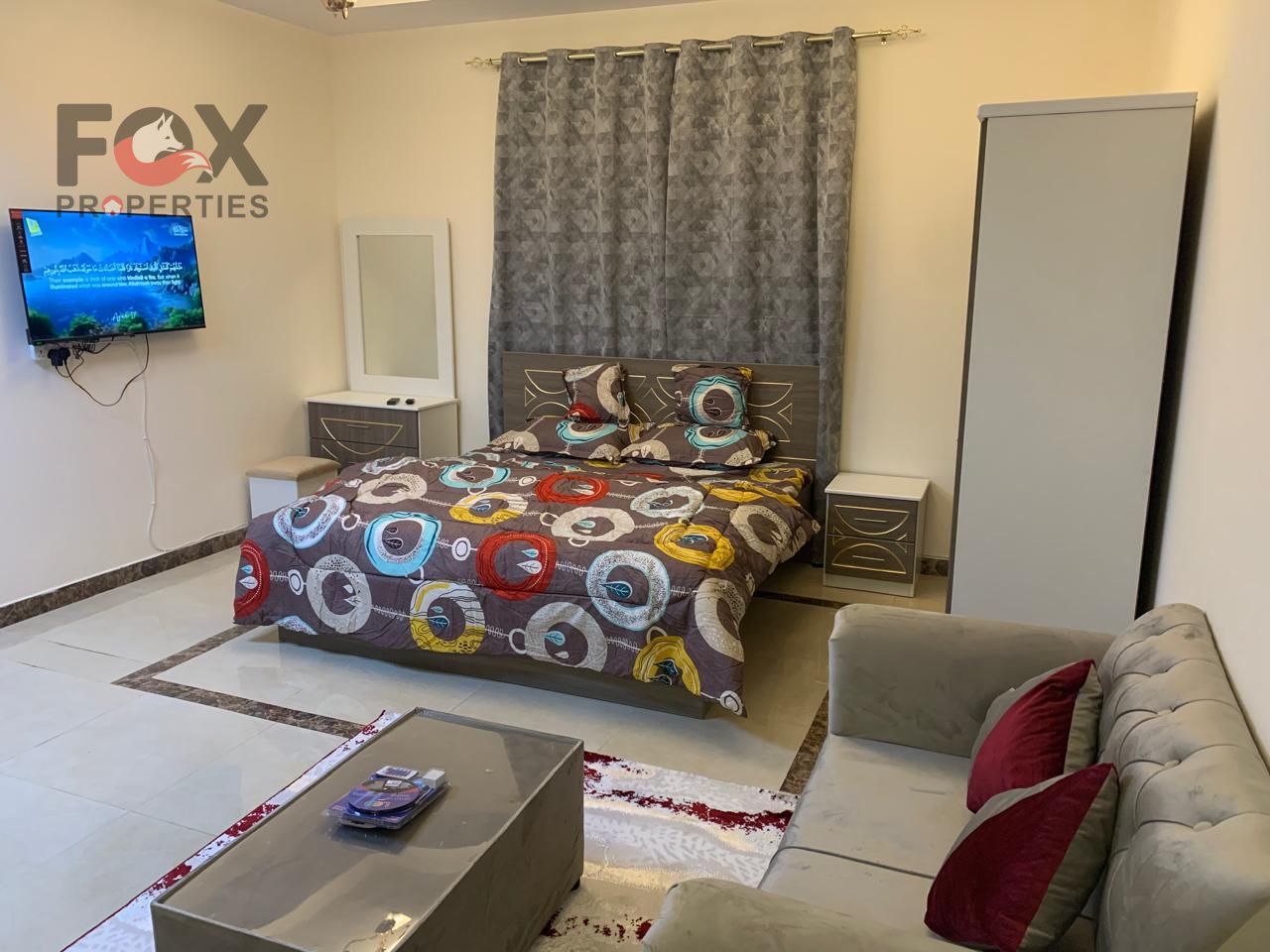 VIP Furnished Studio for Monthly Rent in Al Rawda 2 Sheikh Ammar Street, First Occupant, Super Deluxe Finish