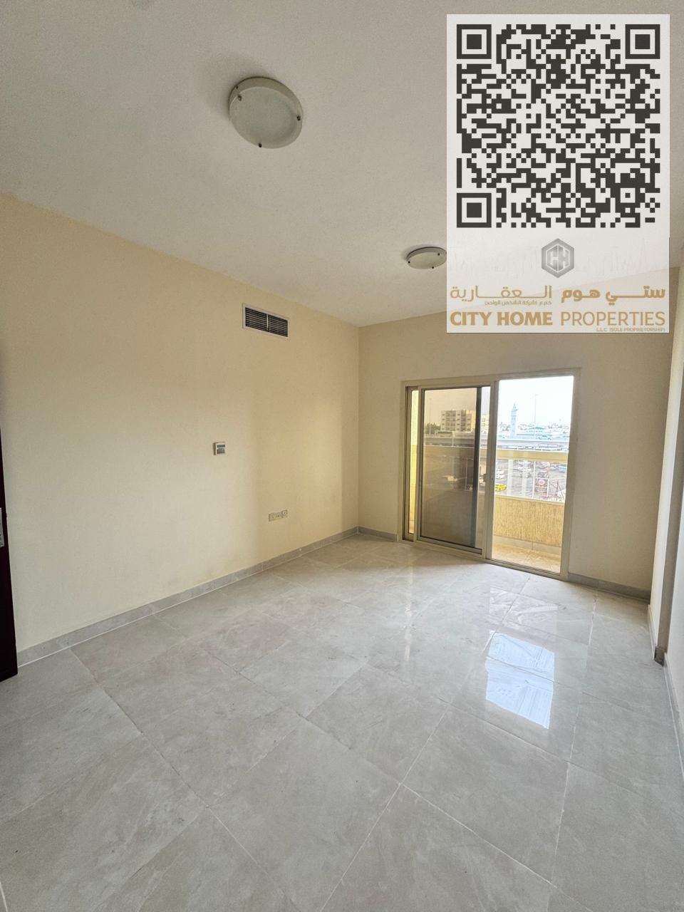 AED 42,000 per year – Two-bedroom apartment with living room and open view in Al Jurf 2, close to Dubai exit