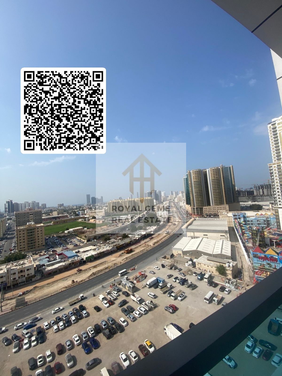 Modern Open View Spacious – Unfurnished 2-Bedroom Apartment at Gulfa Tower, Ajman with Gym, Swimming Pool, Kids Play Area & Parking.