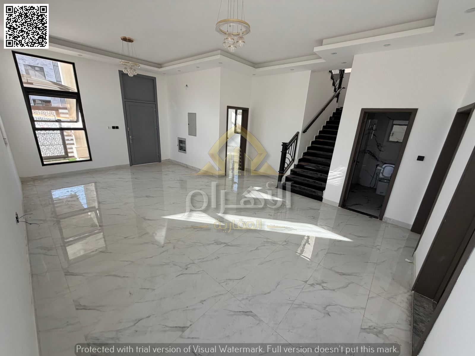 A villa including registration fees, ownership, and air conditioning. Own your dream villa, two floors and a roof, super deluxe finishing, in the Al Z