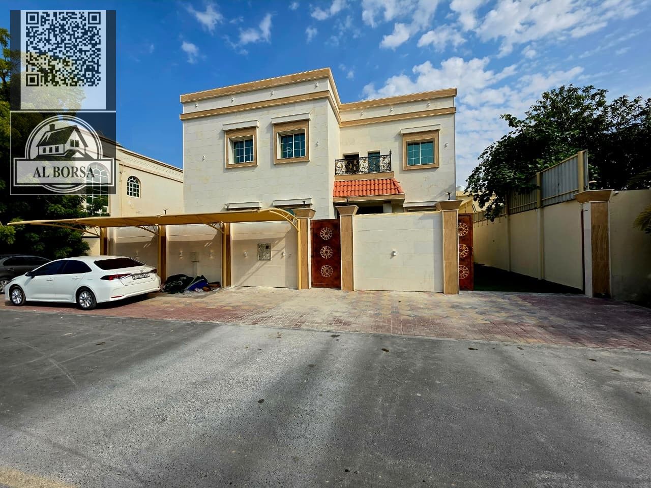 Villa for sale in Al Rawda – 5 master bedrooms + majlis + living room + maid's room | Opposite a mosque and behind Hisn Redan Restaurant