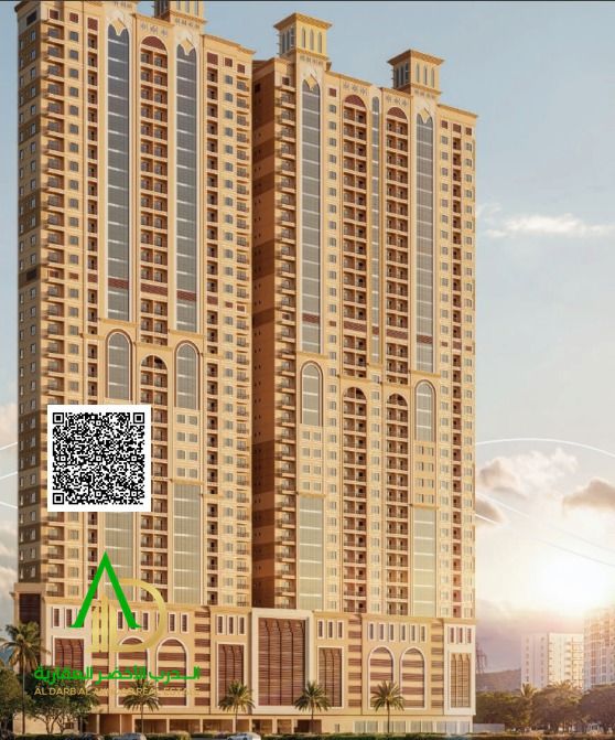 Be the first resident in Barajeel Tower B! Own a spacious 2-bedroom apartment with open views in Rashidiya 1, Ajman, with an easy and flexible payment