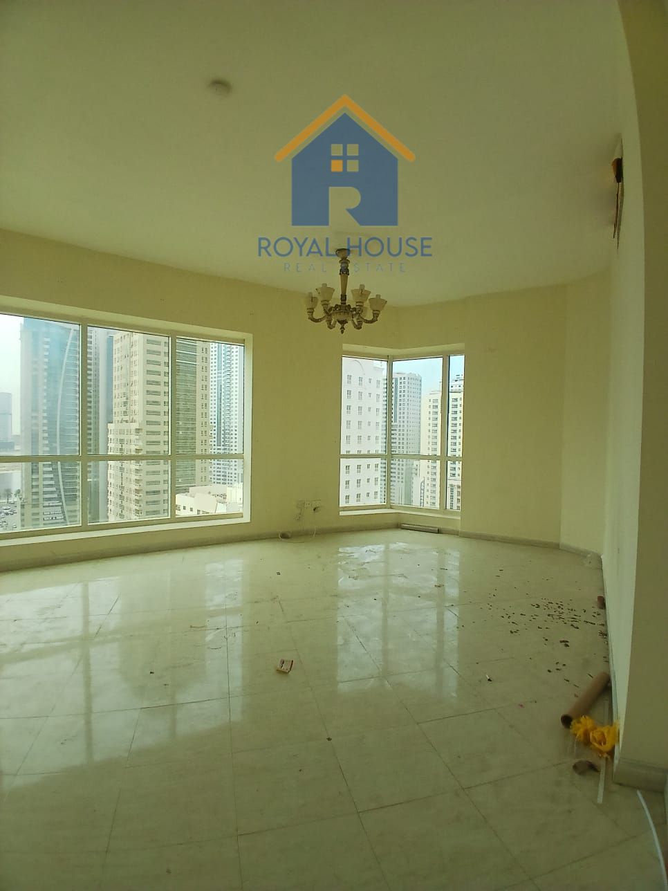 Two bedrooms and a living room in Al Majaz 3, over